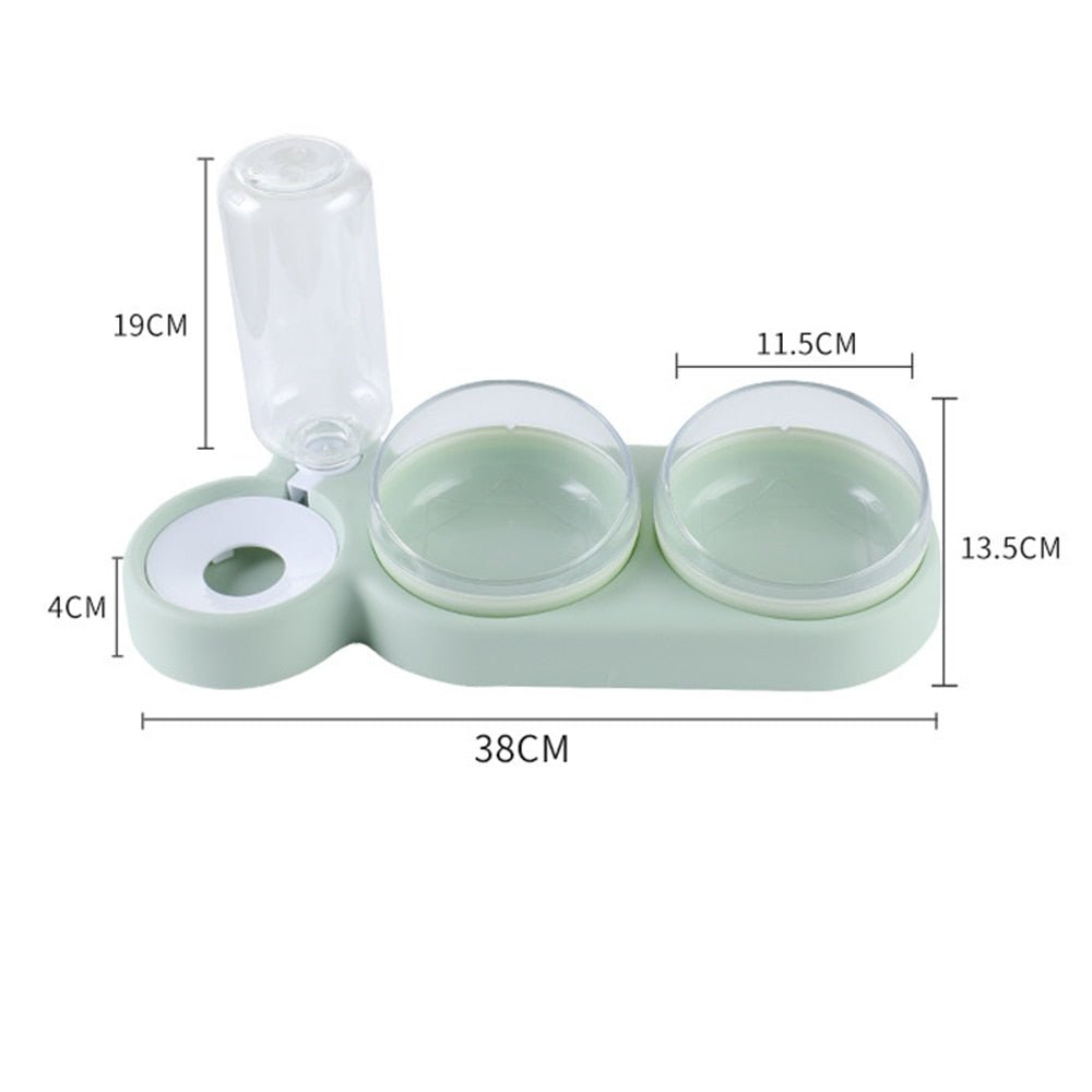 Skanto | Minimalist Twin-Bowl Kattematfordeler
