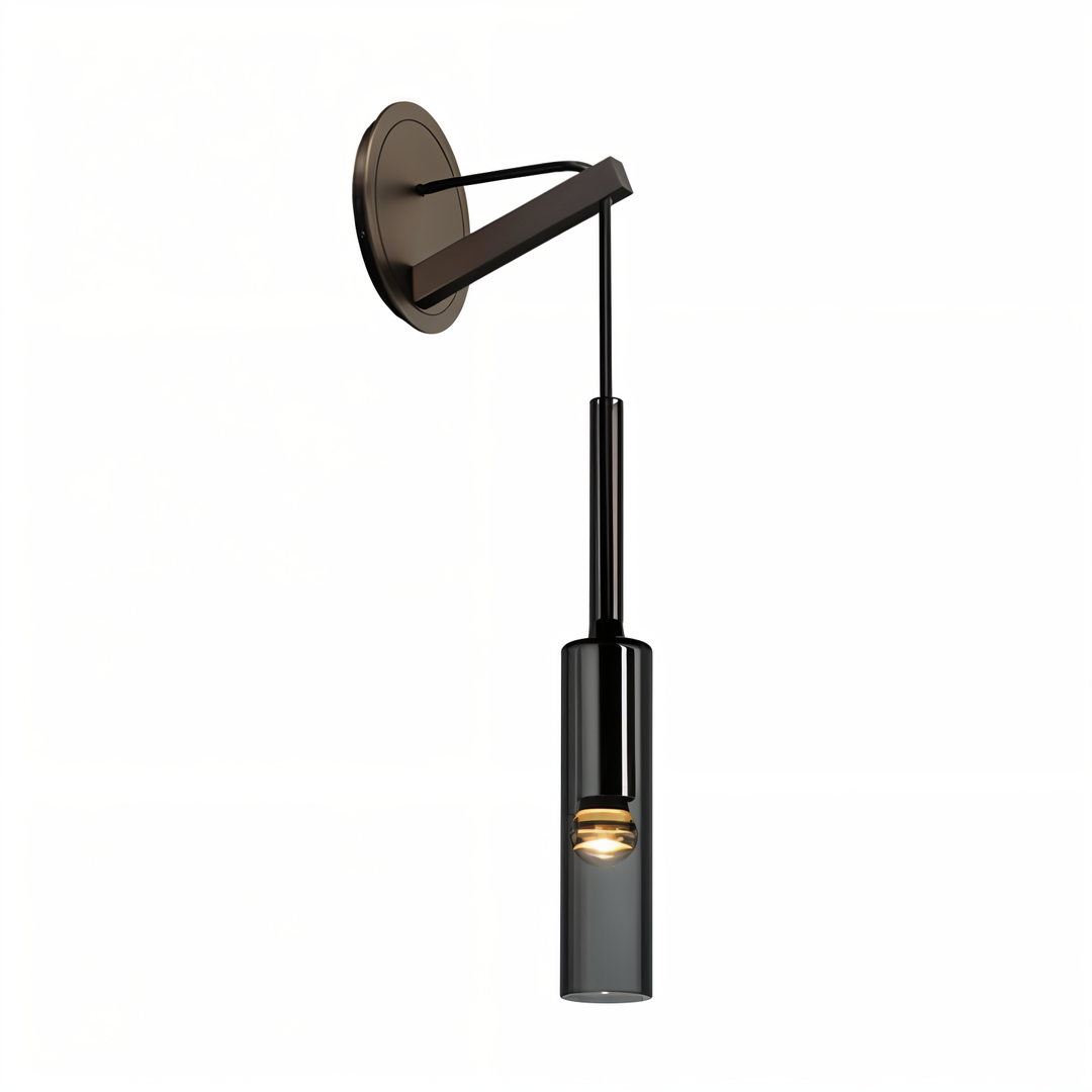 Skanto | Minimalist Vegglampe med Røykglass - Orvane