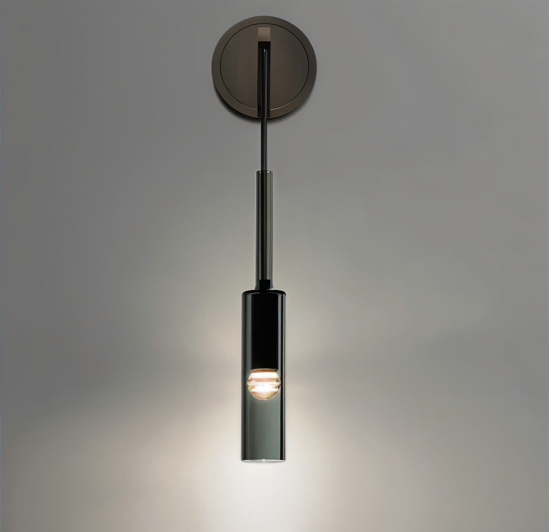 Skanto | Minimalist Vegglampe med Røykglass - Orvane