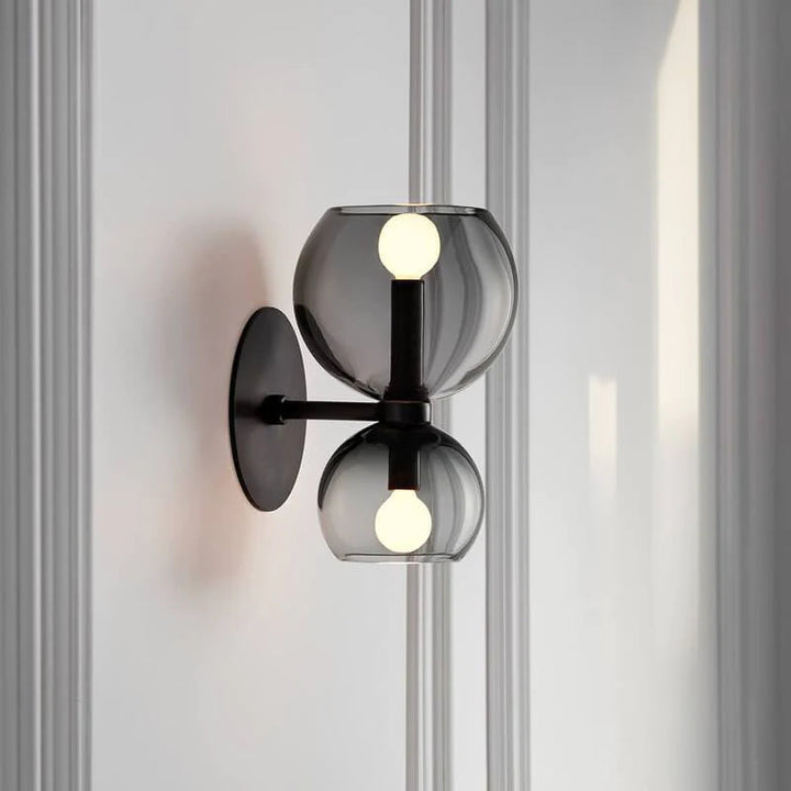 Skanto | Minimalistisk Dobbel LED Vegglampe – Lumis Duo