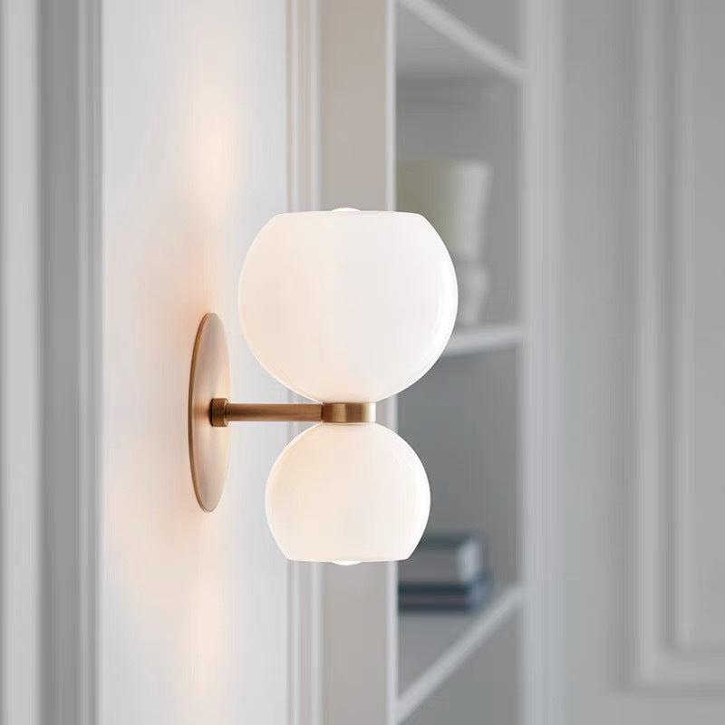 Skanto | Minimalistisk Dobbel LED Vegglampe – Lumis Duo