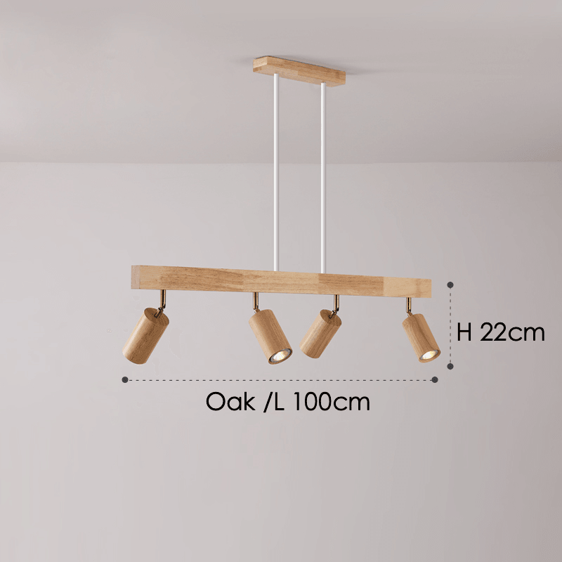 Treprodukt lampe justerbar med varmt lys og minimalistisk design | Skanto