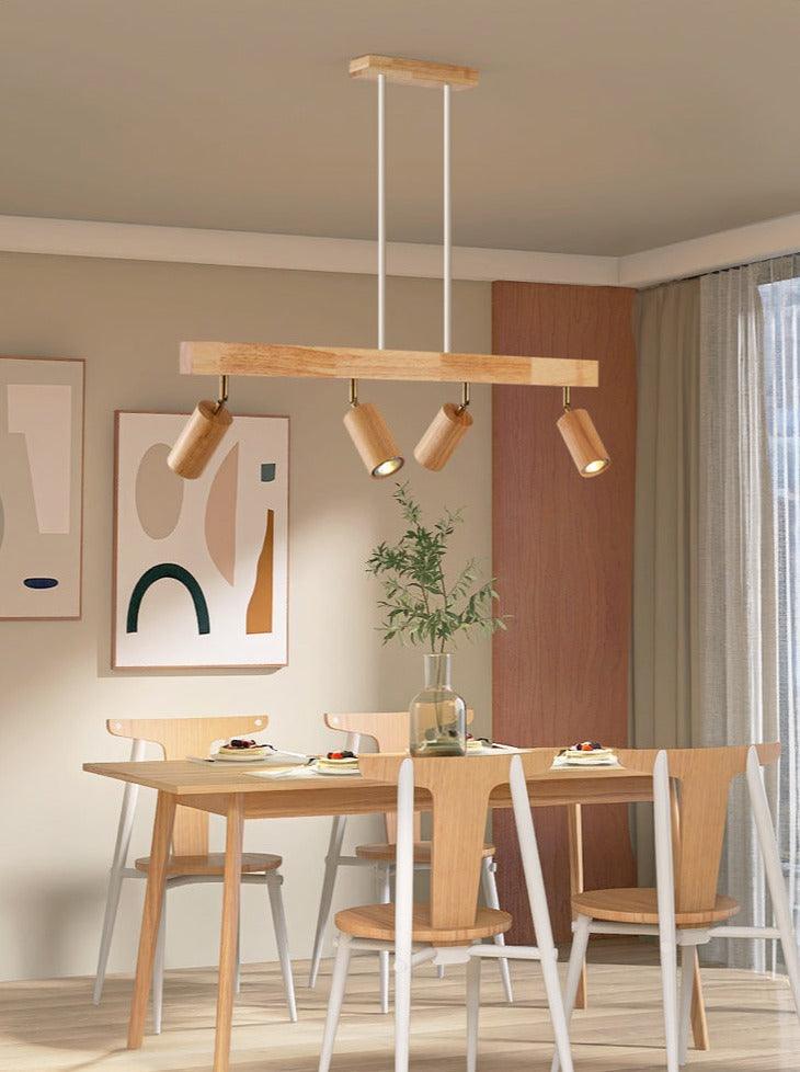 Treprodukt lampe justerbar med varmt lys og minimalistisk design | Skanto