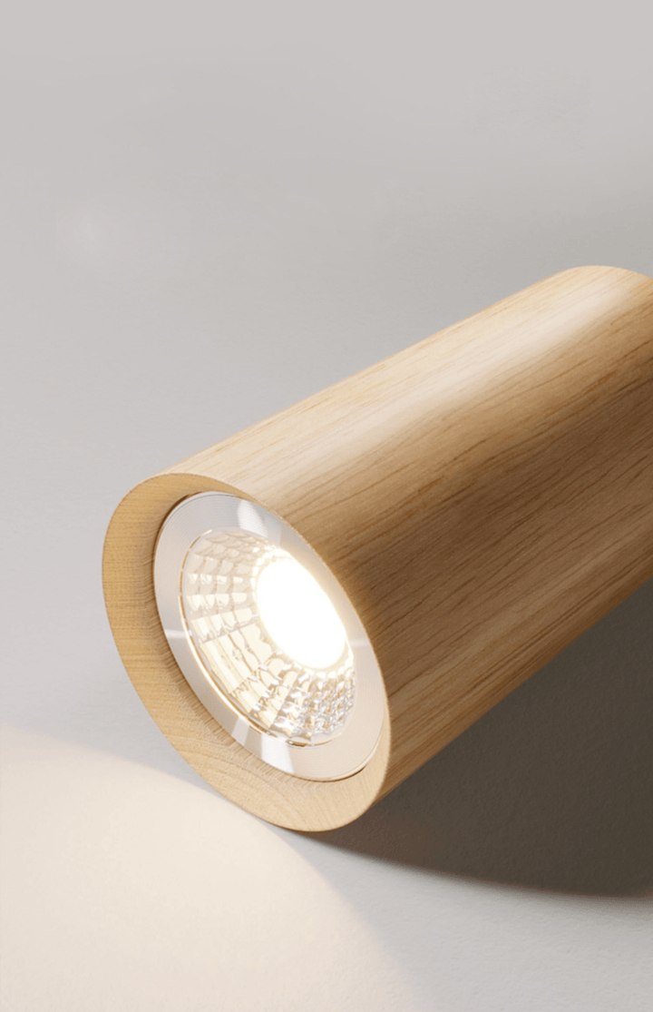 Skanto | Justerbar Tre Taklampe Minimalistisk Massivt Tre