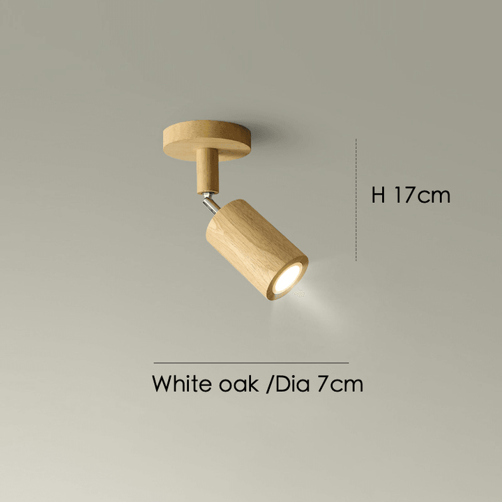 Treprodukt lampe justerbar med varmt lys og minimalistisk design | Skanto