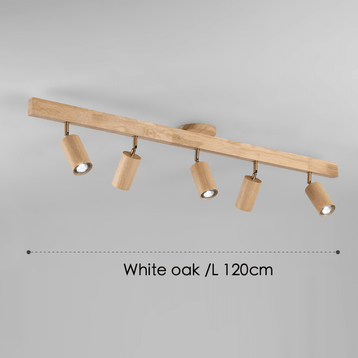 Treprodukt lampe justerbar med varmt lys og minimalistisk design | Skanto