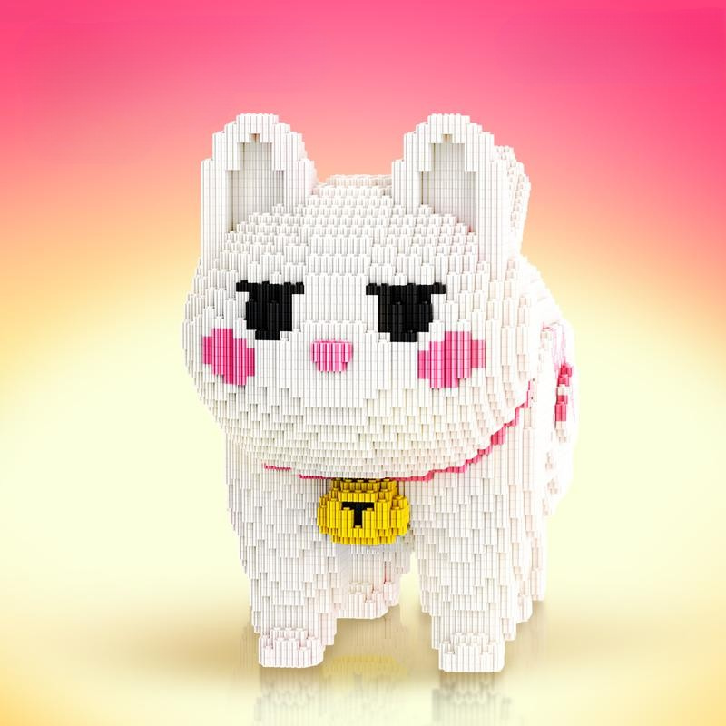 Skanto | BrickPaw Mega Build Katt | Bygg din egen gigantiske katt for uendelig lek moro
