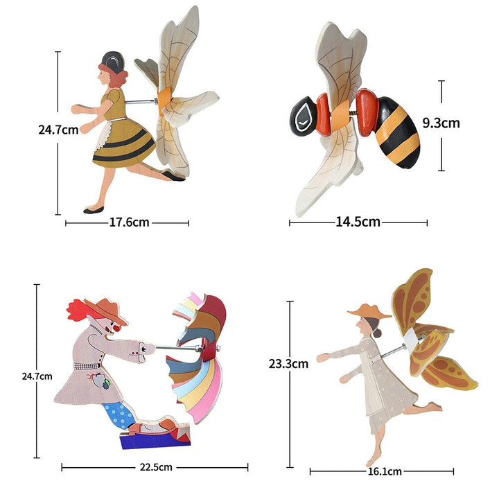 Skanto | Miss Bee Hagekunst Dekor Whirligigs Vindspinner