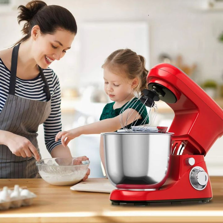 Leistungsstarker standmixer med 6 Geschwindigkeitsstufen, 5,3-Liter-Edelstahlschüssel og vielseitigem Zubehör