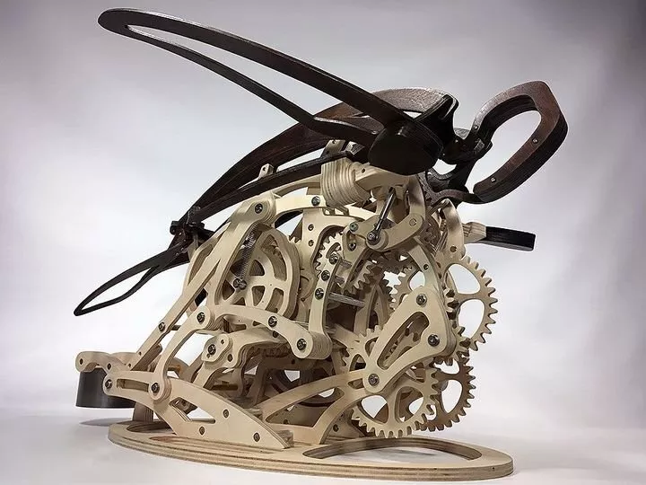 Skanto | 3D Tre Mekanisk Kolibri og Tre Mekanisk Skilpadde