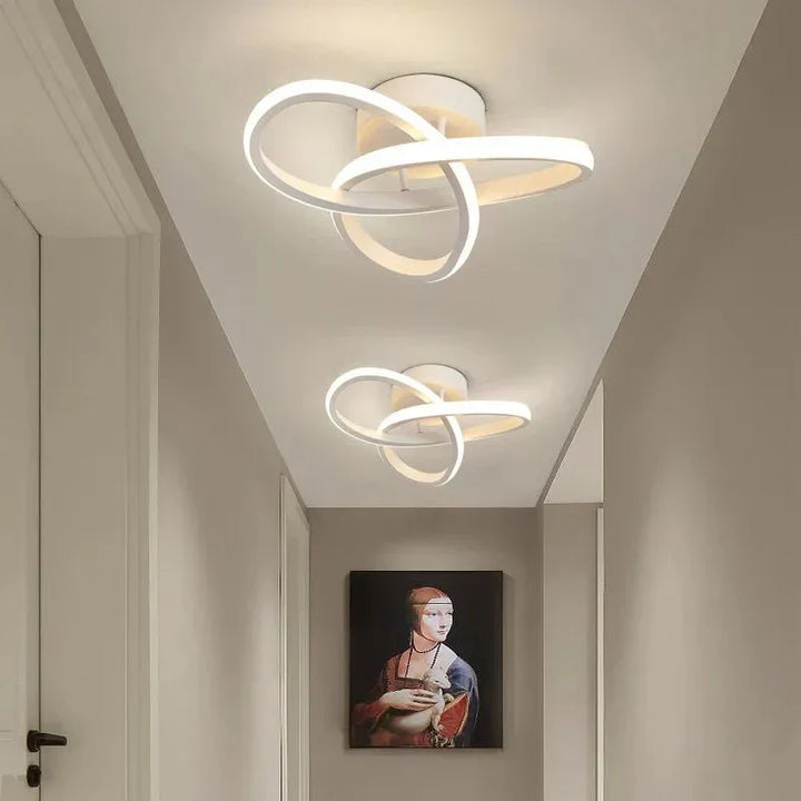 Moderne Abstrakt Trefarge Taklampe | Skanto