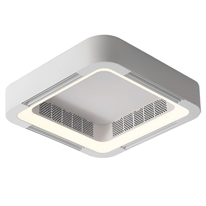 Skanto | Moderne bladløs takvifte med LED-belysning og krone