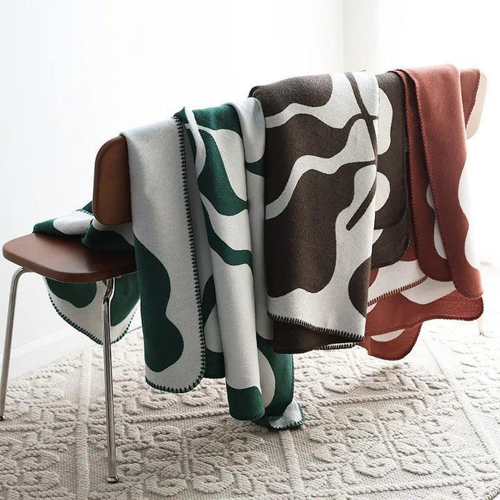 Skanto | Moderne, Abstrakt Kastepledd i Bohemsk Stil – Nordisk Stil Pledd, Sengeteppe, Bedekledninger