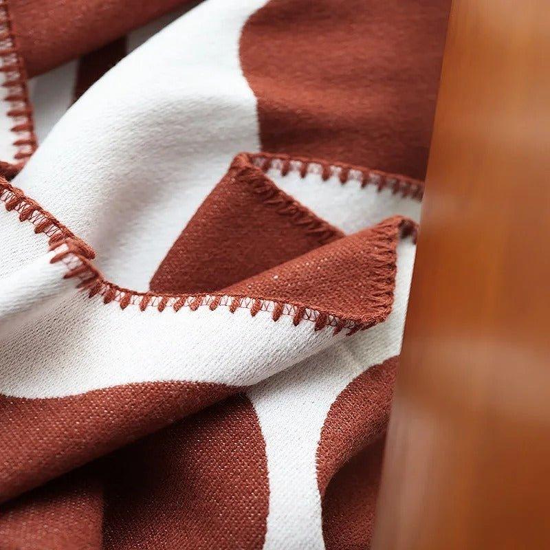 Skanto | Moderne, Abstrakt Kastepledd i Bohemsk Stil – Nordisk Stil Pledd, Sengeteppe, Bedekledninger