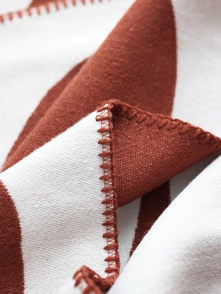 Skanto | Moderne, Abstrakt Kastepledd i Bohemsk Stil – Nordisk Stil Pledd, Sengeteppe, Bedekledninger