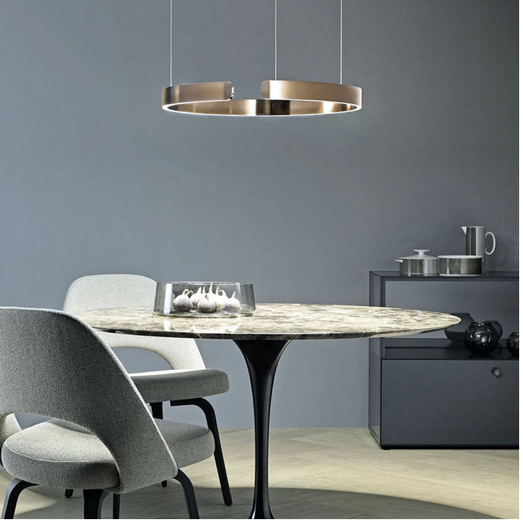 Skanto | Moderne Sirkel LED Pendellampe - HaloRing