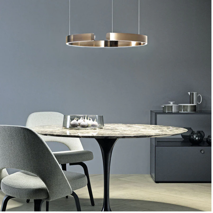 Skanto | Moderne Sirkel LED Pendellampe - HaloRing