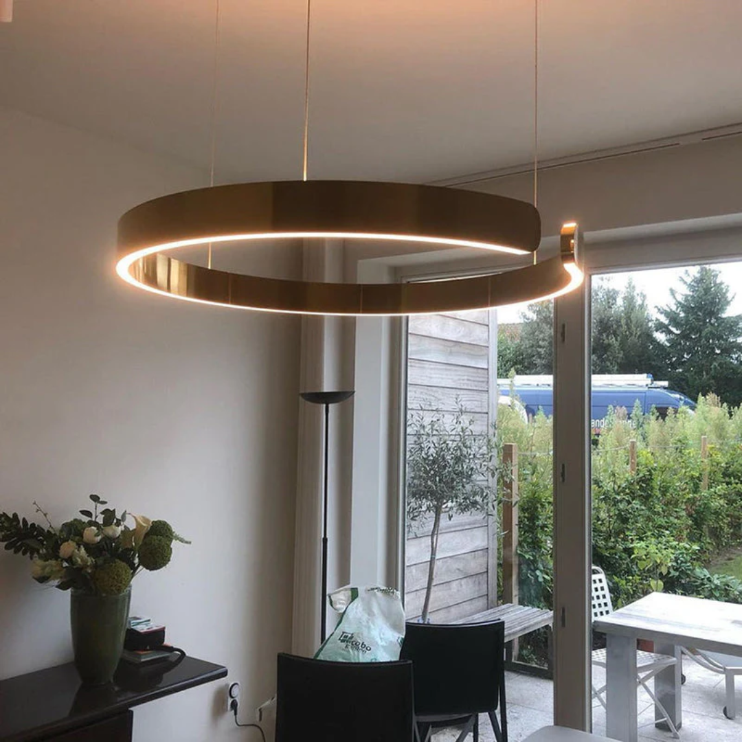 Skanto | Moderne Sirkel LED Pendellampe - HaloRing