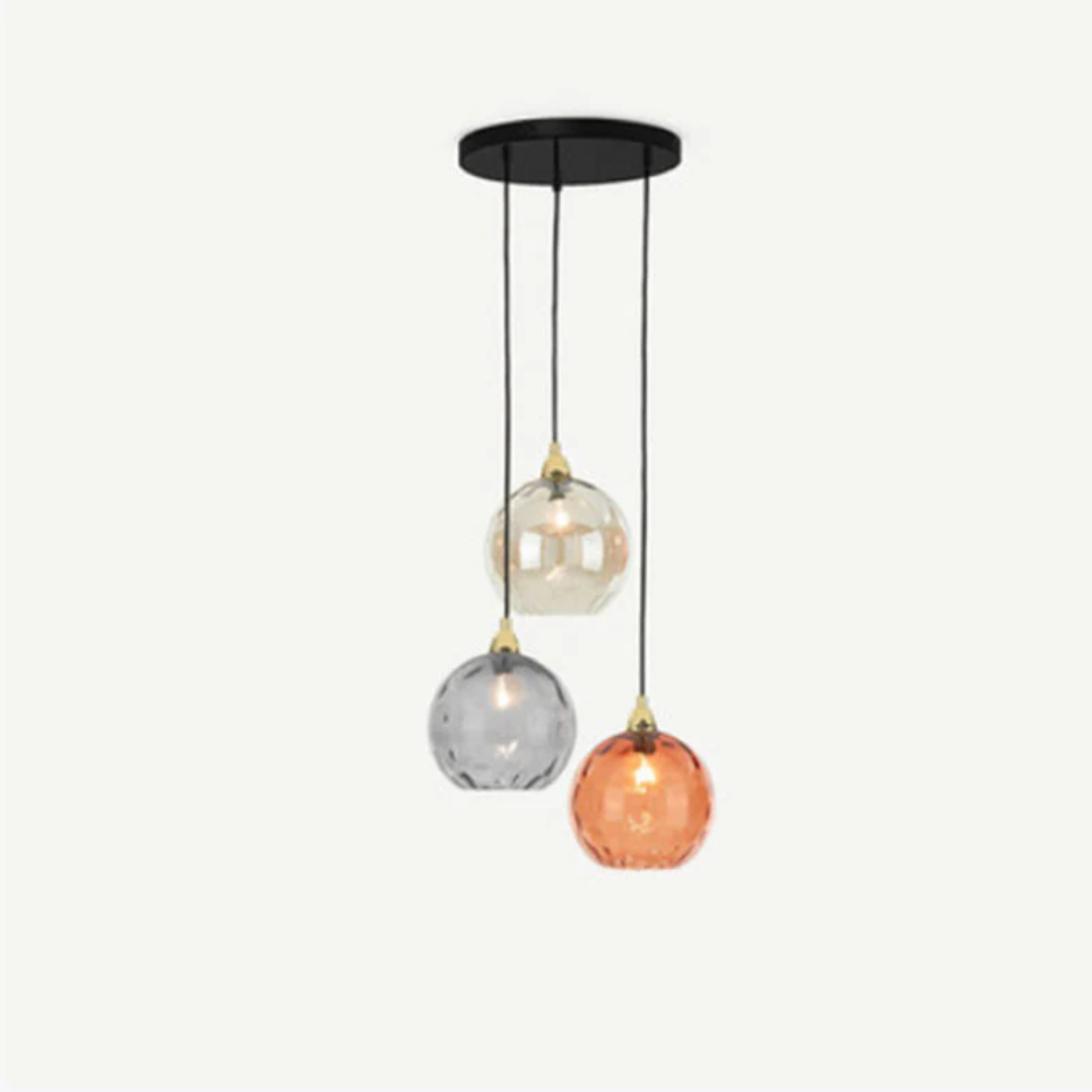Skanto | Moderne Klynge Pendellampe med 3 Lamper - Cascade