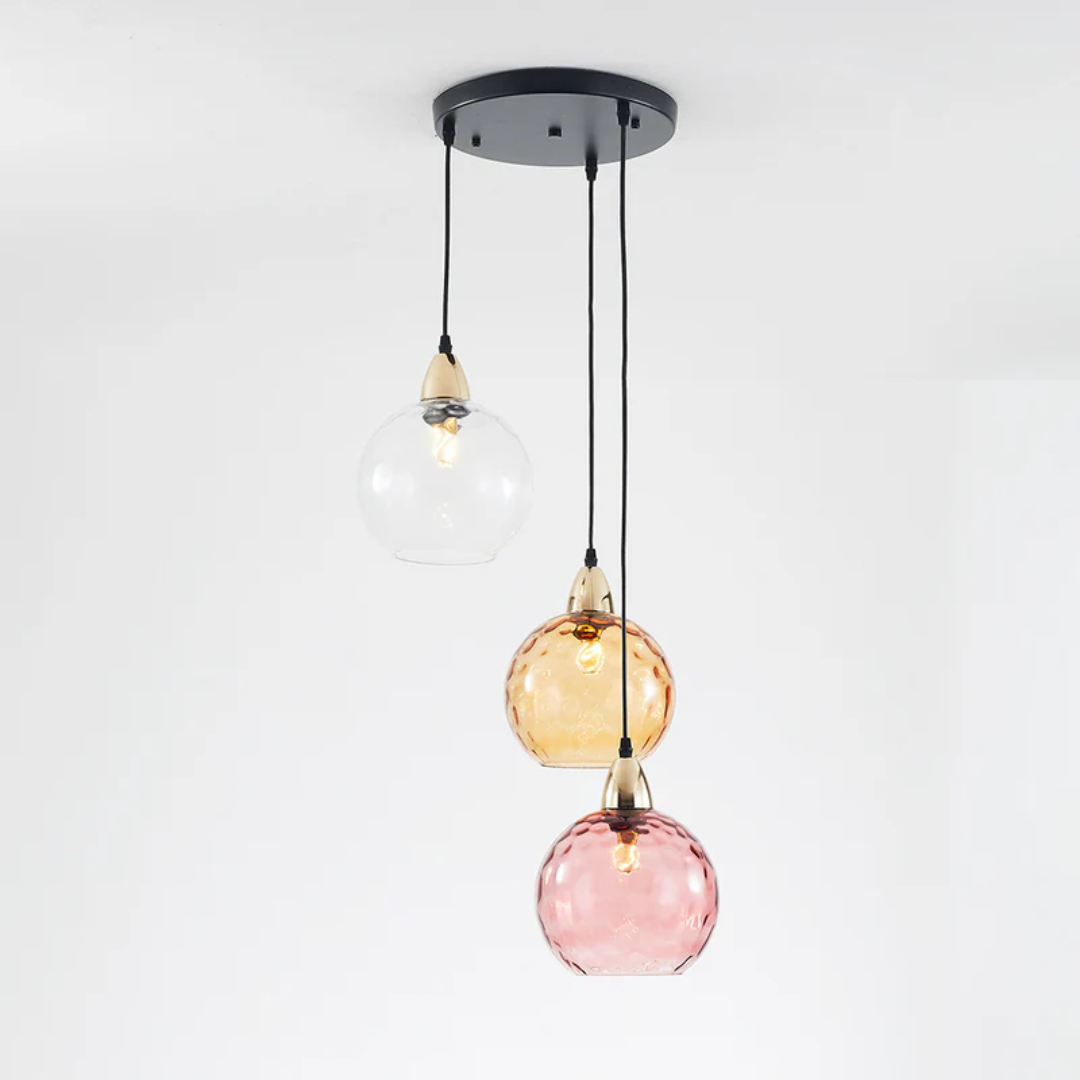 Skanto | Moderne Klynge Pendellampe med 3 Lamper - Cascade