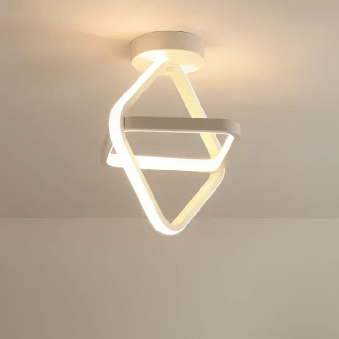 Skanto | Moderne LED Taklampe med Dobbel Ringdesign - Twilight Rings