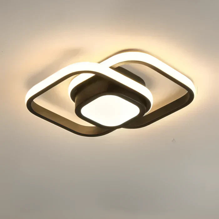 Skanto | Moderne LED Taklampe med Dobbel Ringdesign - Twilight Rings