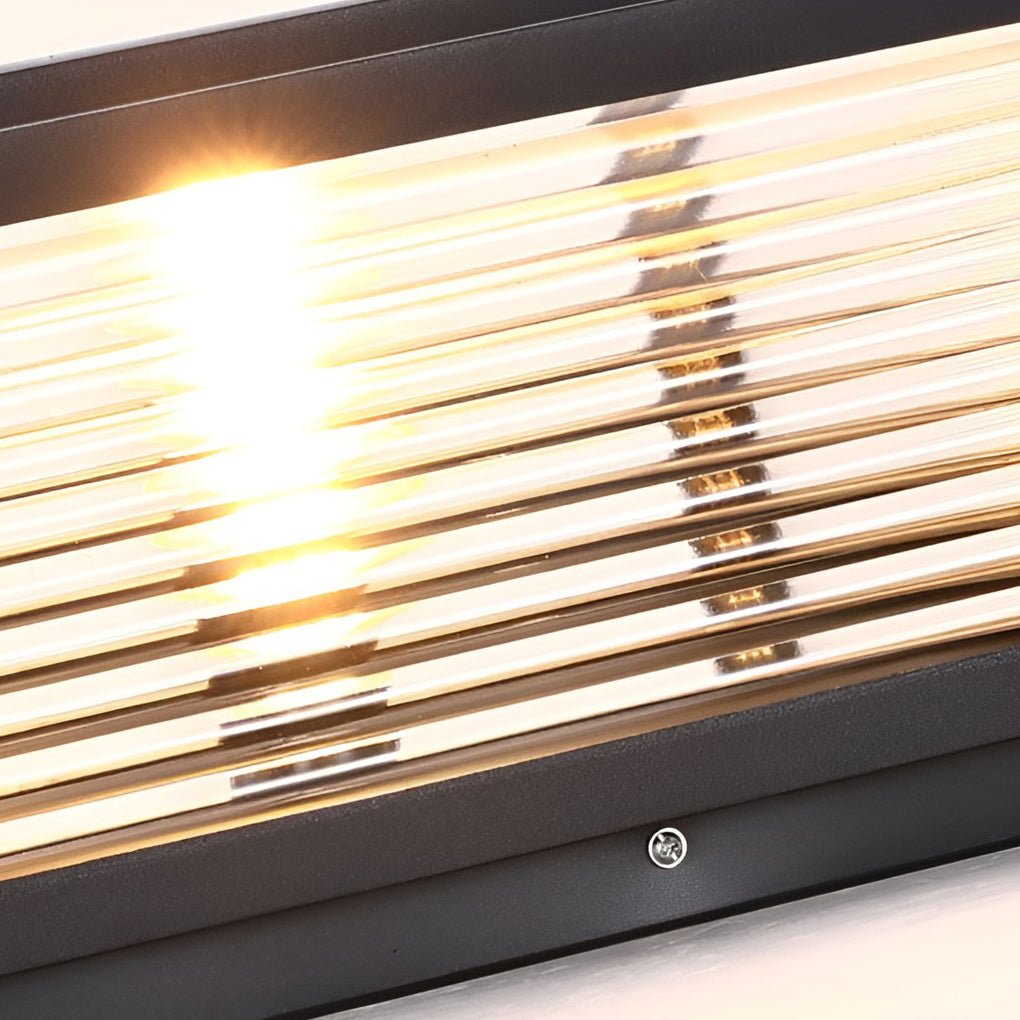 Skanto | Dekorativ postlampe med kvadratisk glasskjerm