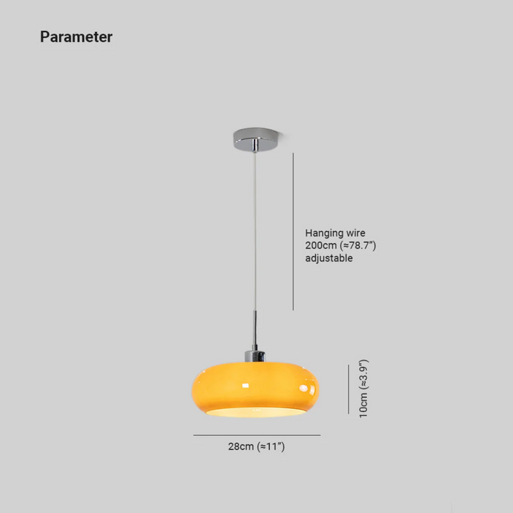 Skanto | Moderne Rund LED Pendellampe - RadianceOrb