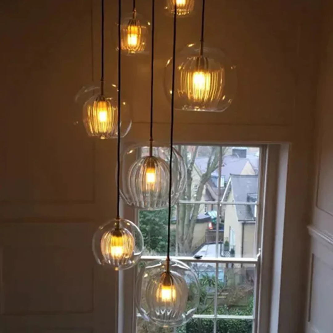 Skanto | Moderne Sferisk LED Pendellampe - Aurora Sphere