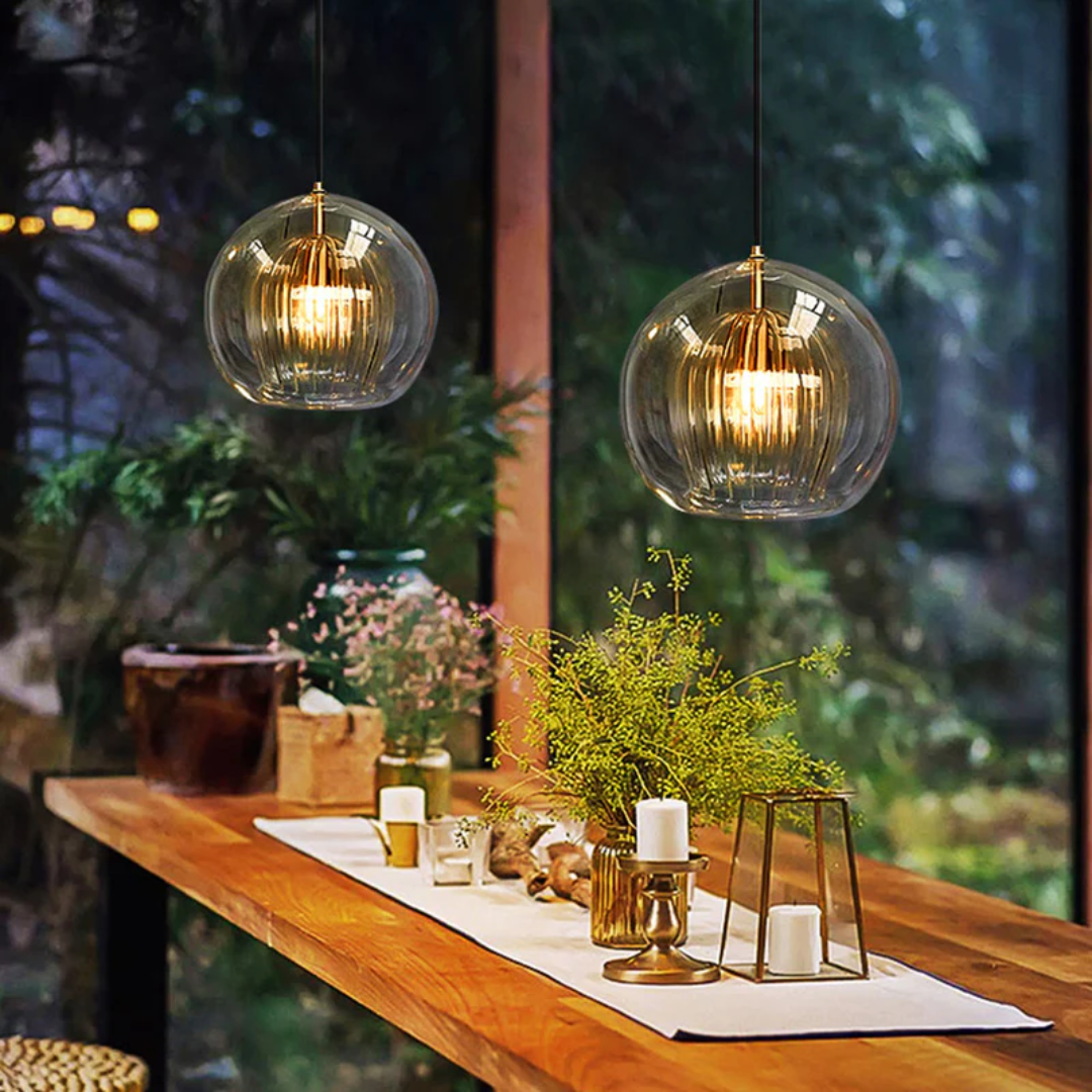 Skanto | Moderne Sferisk LED Pendellampe - Aurora Sphere