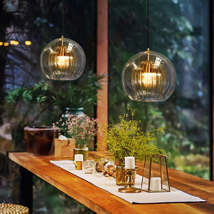 Skanto | Moderne Sferisk LED Pendellampe - Aurora Sphere