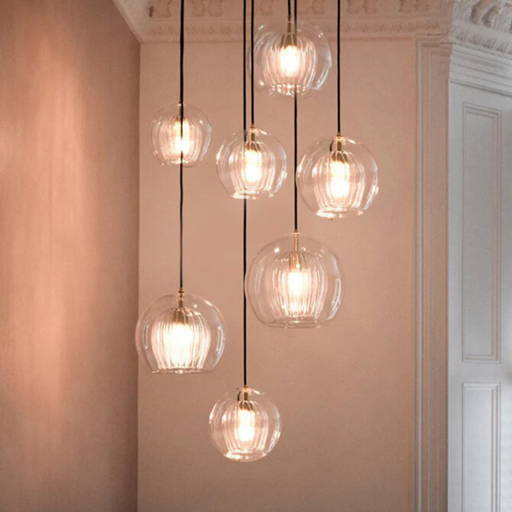 Skanto | Moderne Sferisk LED Pendellampe - Aurora Sphere