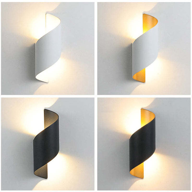 Skanto | Moderne Spiral LED Vegglampe – TwistLight