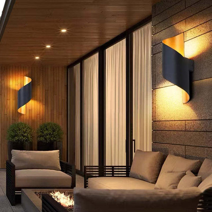 Skanto | Moderne Spiral LED Vegglampe – TwistLight