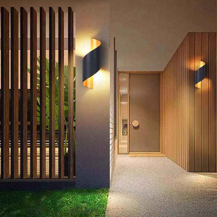 Skanto | Moderne Spiral LED Vegglampe – TwistLight
