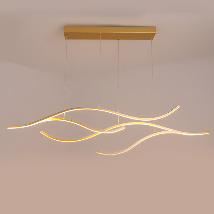 Skanto | Designer LED Taklampe med bølgete kurvet form