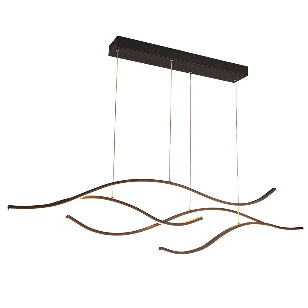 Skanto | Designer LED Taklampe med bølgete kurvet form