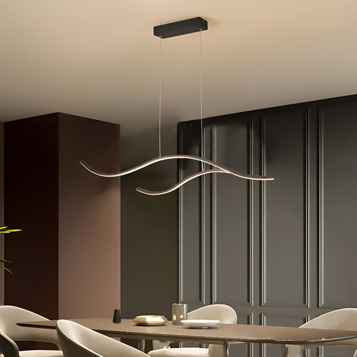 Skanto | Designer LED Taklampe med bølgete kurvet form