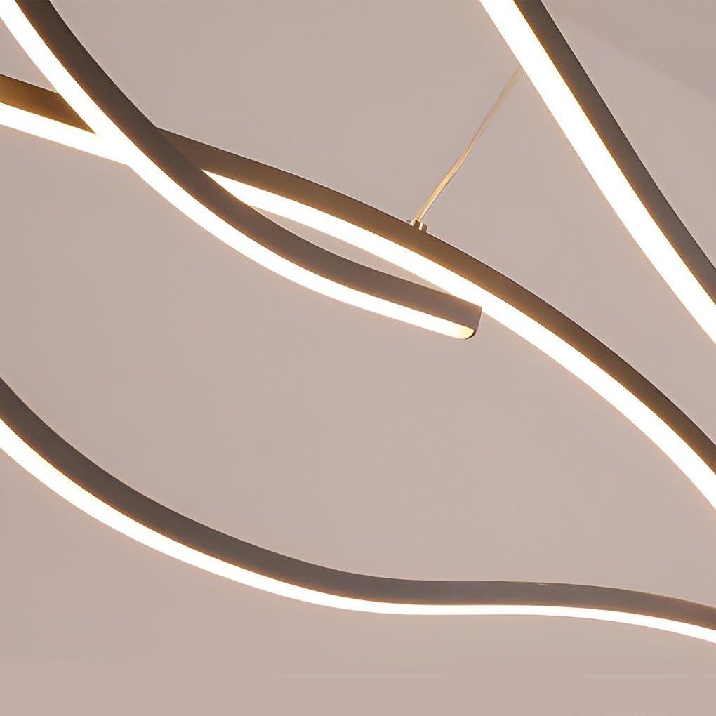 Skanto | Designer LED Taklampe med bølgete kurvet form