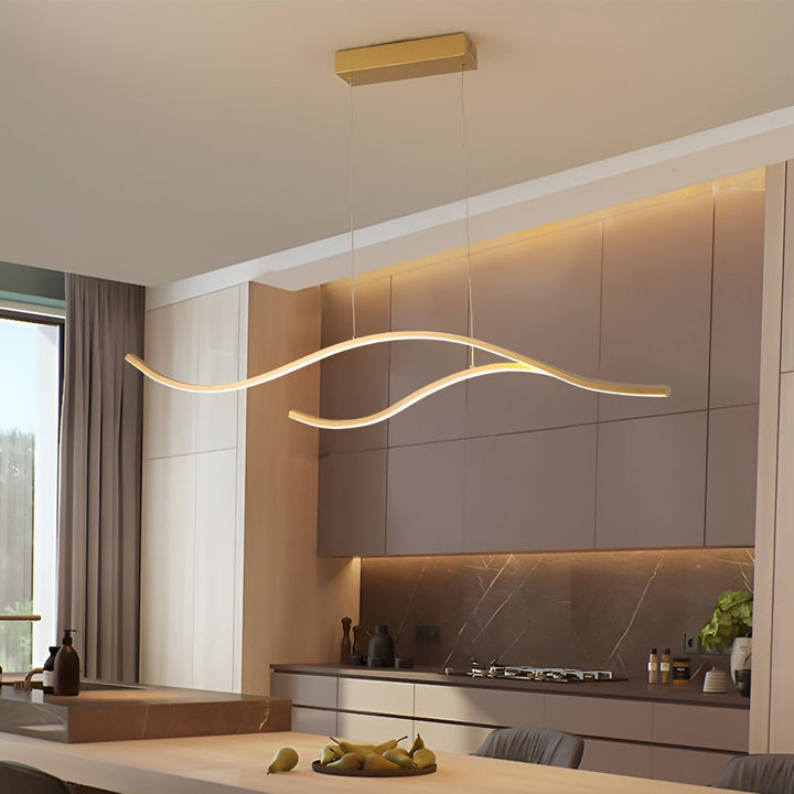 Skanto | Designer LED Taklampe med bølgete kurvet form