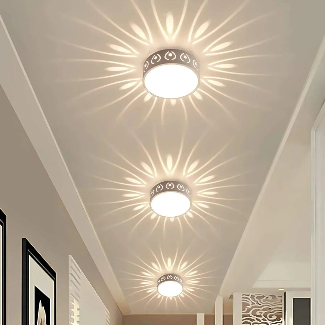 Elegant Gang Taklampe – Varm eller Kald Hvit | Skanto