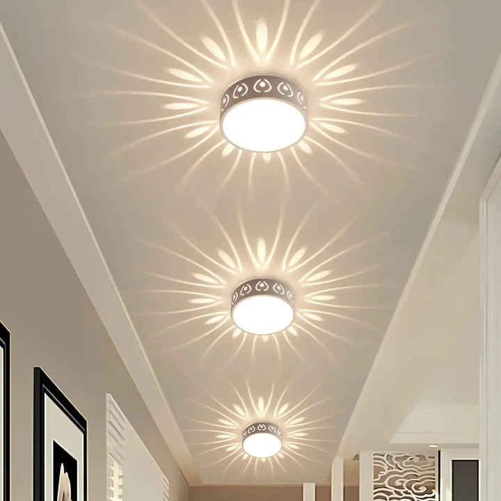 Elegant Gang Taklampe – Varm eller Kald Hvit | Skanto