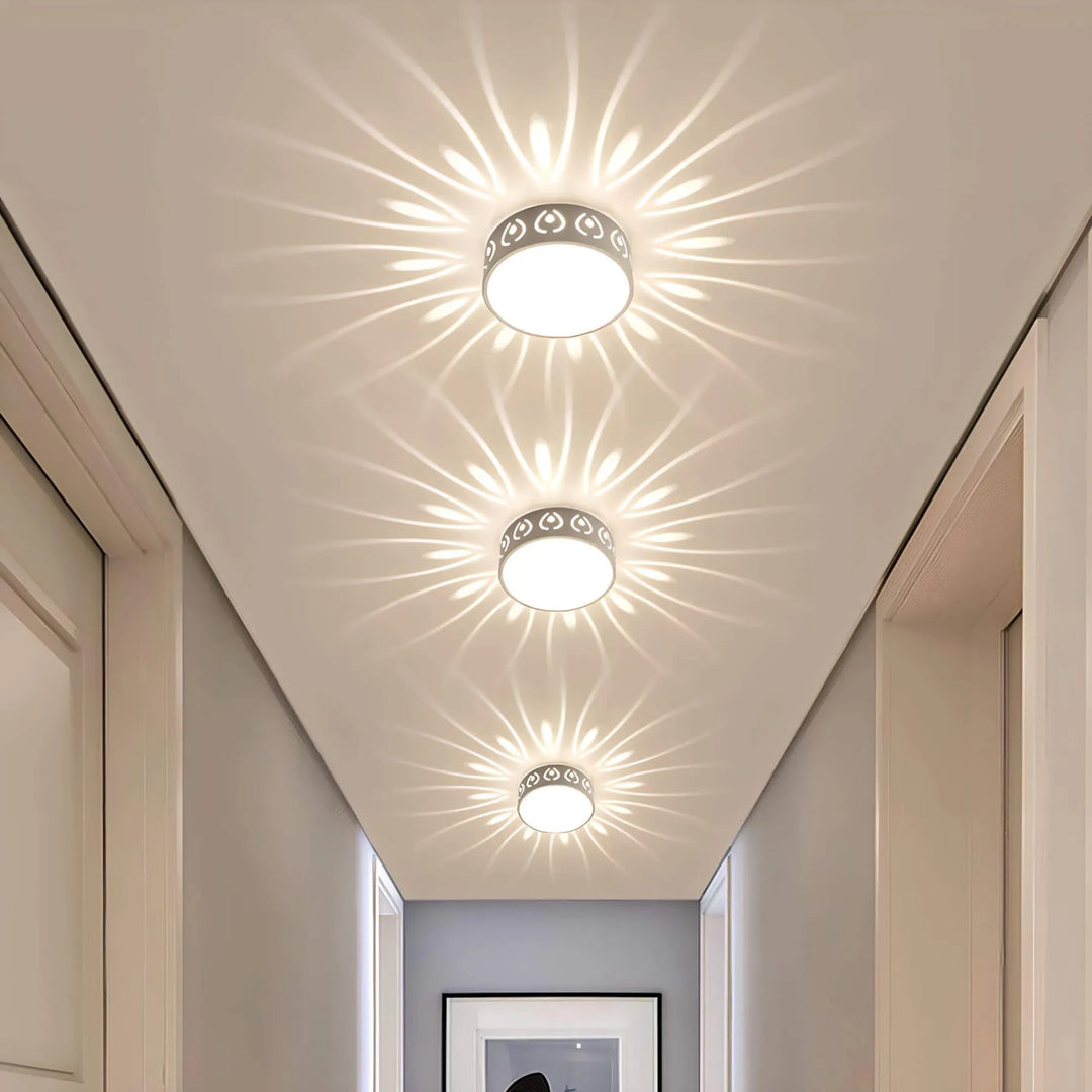 Elegant Gang Taklampe – Varm eller Kald Hvit | Skanto