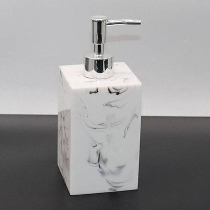 Skanto | Rivo Baderomstilbehør Sett | Slitesterk Design i Marmorstil | Flerfarget