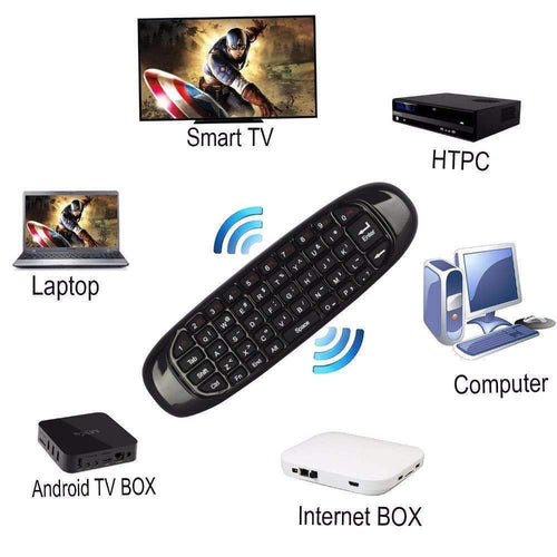 Skanto | Air Mouse Tastatur - La enheten velge hvilket som helst menyelement med letthet!