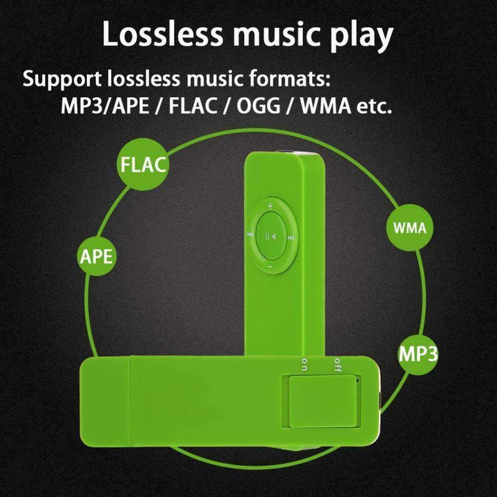 Skanto | MP3 Spiller U Disk Innspiller 8/16GB - Musikk med Tapfri HIFI Lyd