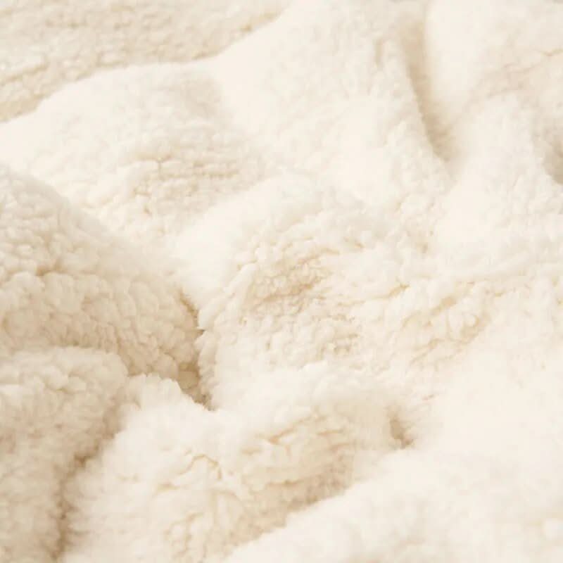 Skanto | Reversibel Sherpa Fleece Teppe for Seng og Sofa