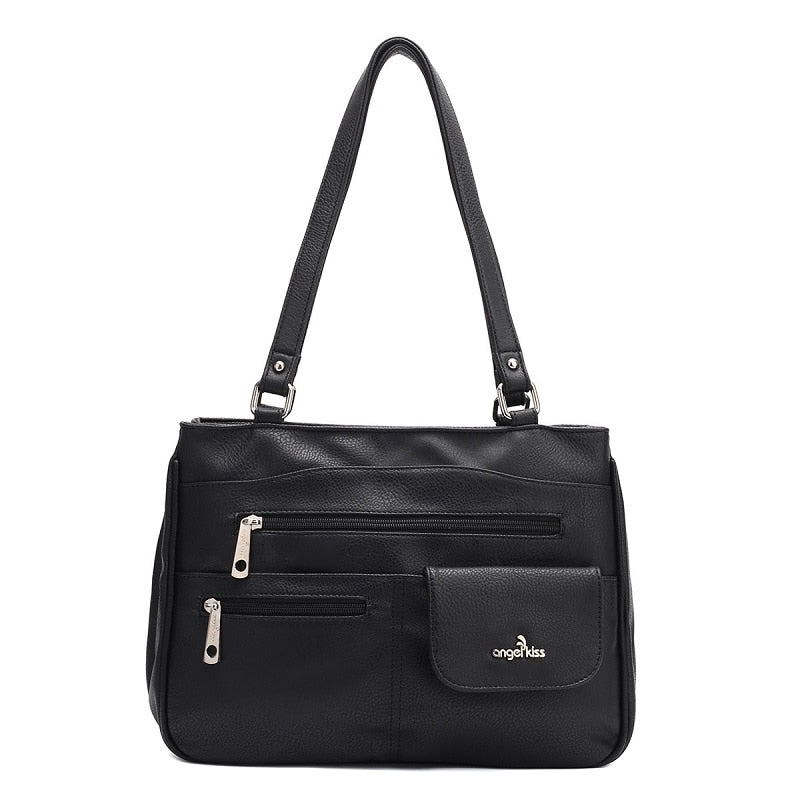 Multi-Compartment Kvinners Skulder- og Crossbody Veske – FlexiCarry | Skanto