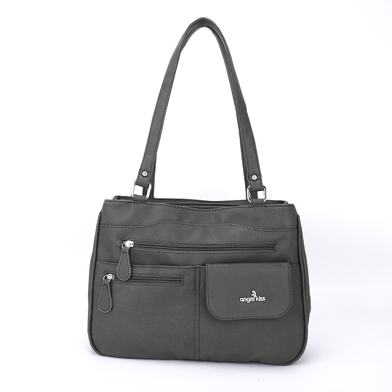 Multi-Compartment Kvinners Skulder- og Crossbody Veske – FlexiCarry | Skanto