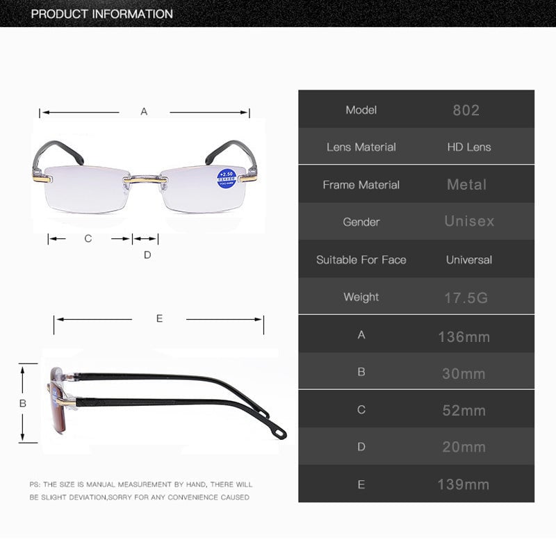 Skanto | Multifokal Anti-Blå Lys Lesebriller - VisionPlus